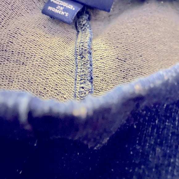 J. Jill indigo blue everyday wash slim crops Sz 2X - Picture 8 of 8